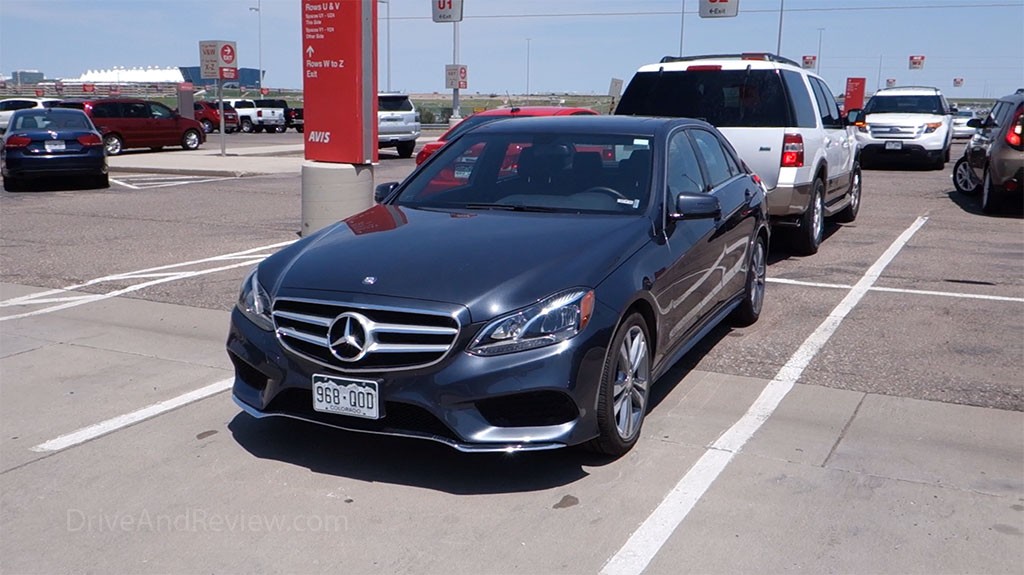 2015 Mercedes Benz E350 rental car at Avis lot