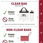 Mercedes-Benz Stadium Clear Bag Policy Graphic: Permitted and Prohibited Bags Sizes and Types