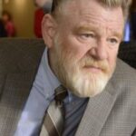 Close-up of Brendan Gleeson as Detective Bill Hodges, looking thoughtful and determined.