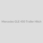 2024 Mercedes GLE 450 Rear View with Trailer Hitch