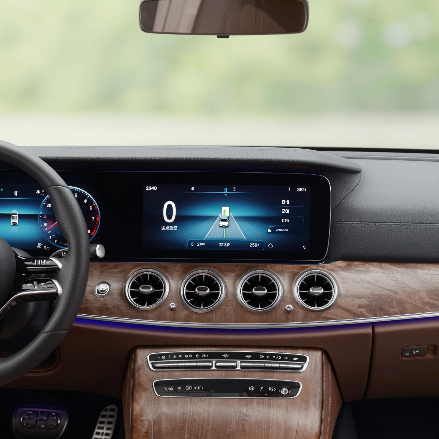 Mercedes E350 Dashboard Image