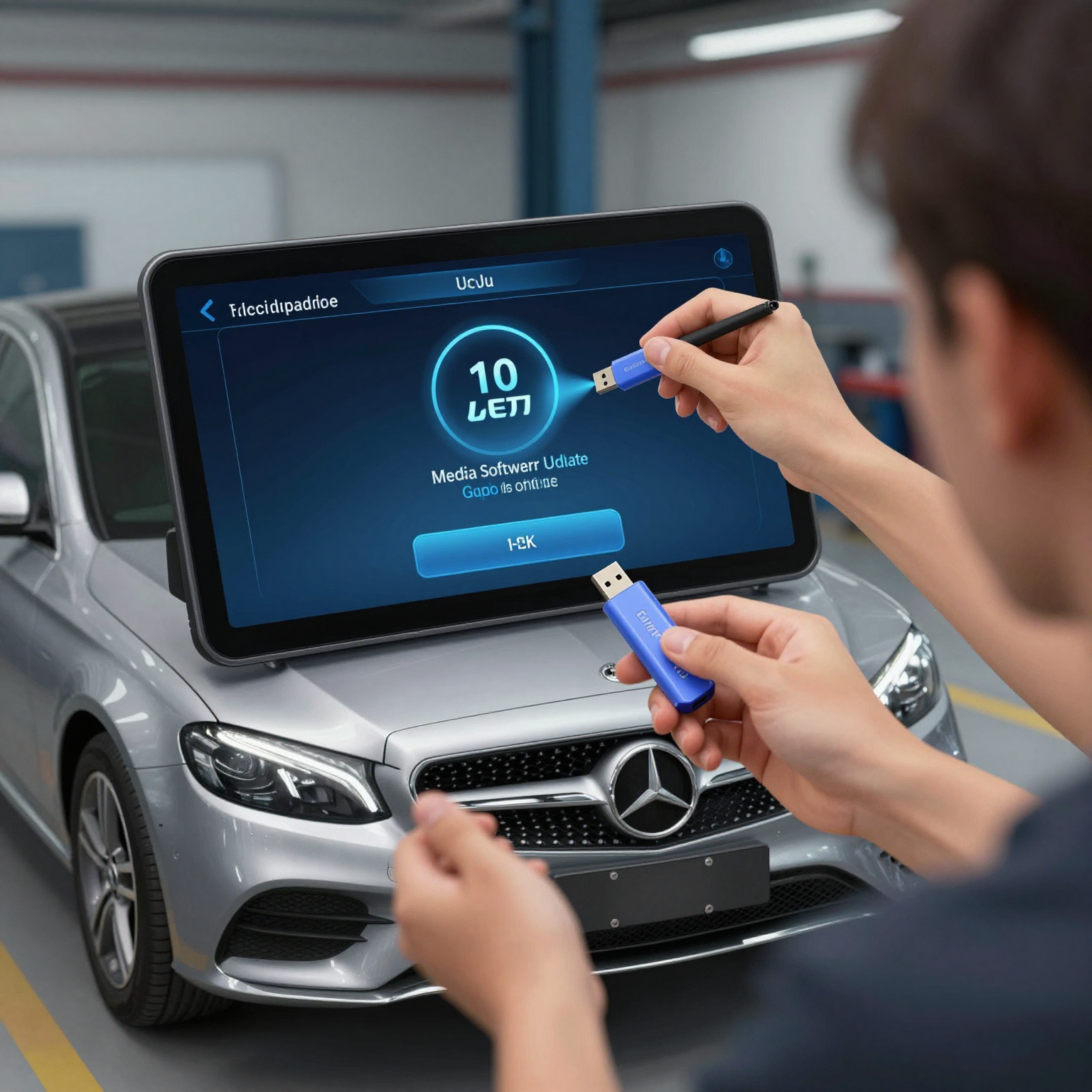 Mercedes E350 Media Software Update Process