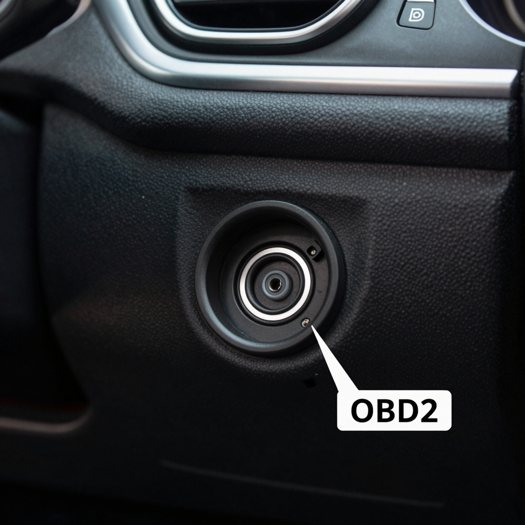 Location of OBD2 Port in a Mercedes Vehicle