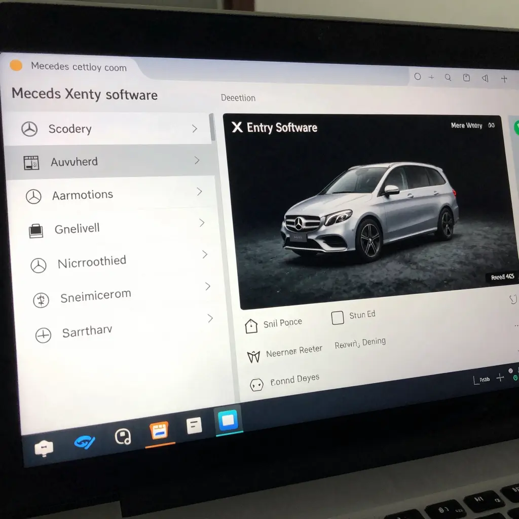 Mercedes Benz Diagnostic Software Interface