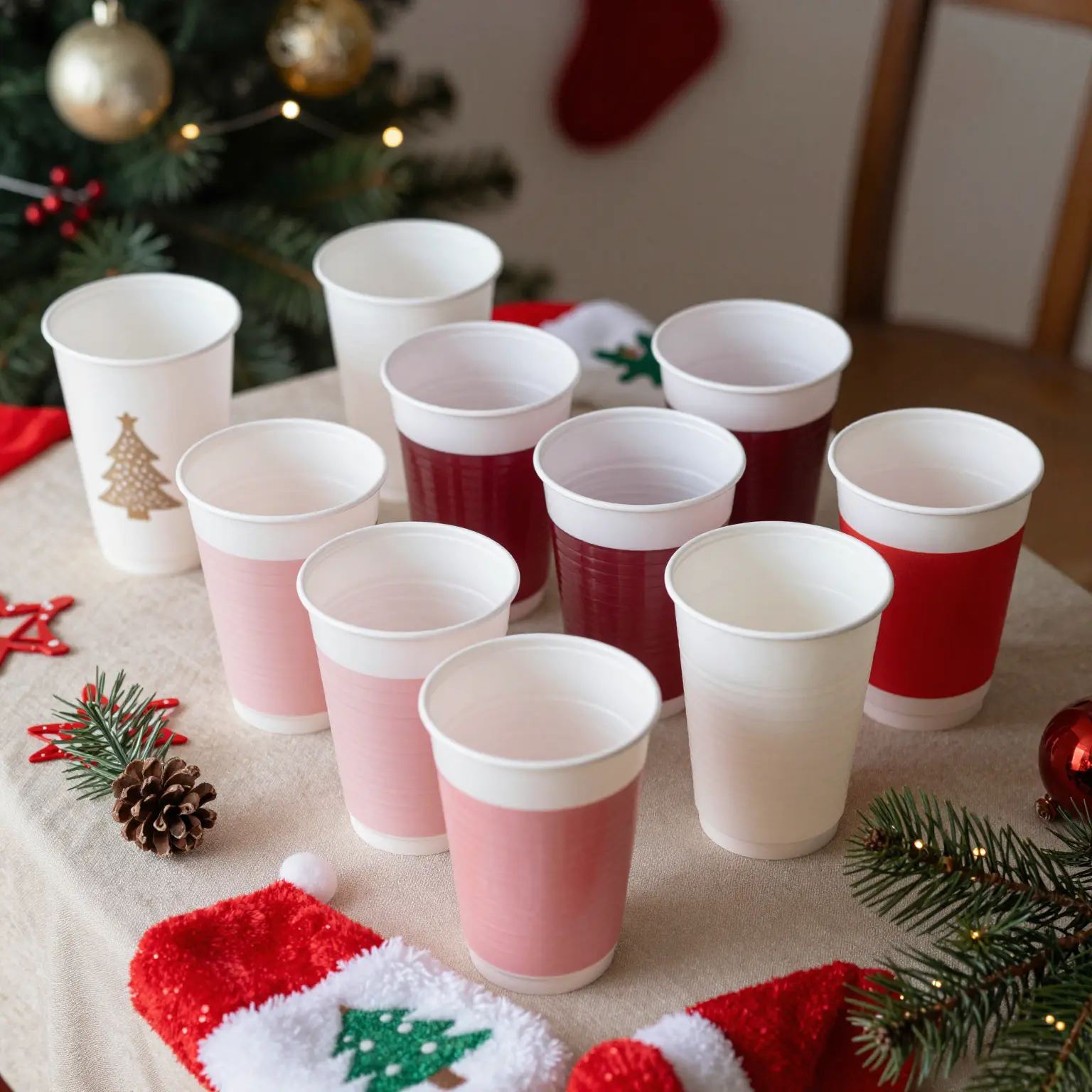 Festive Christmas Cups