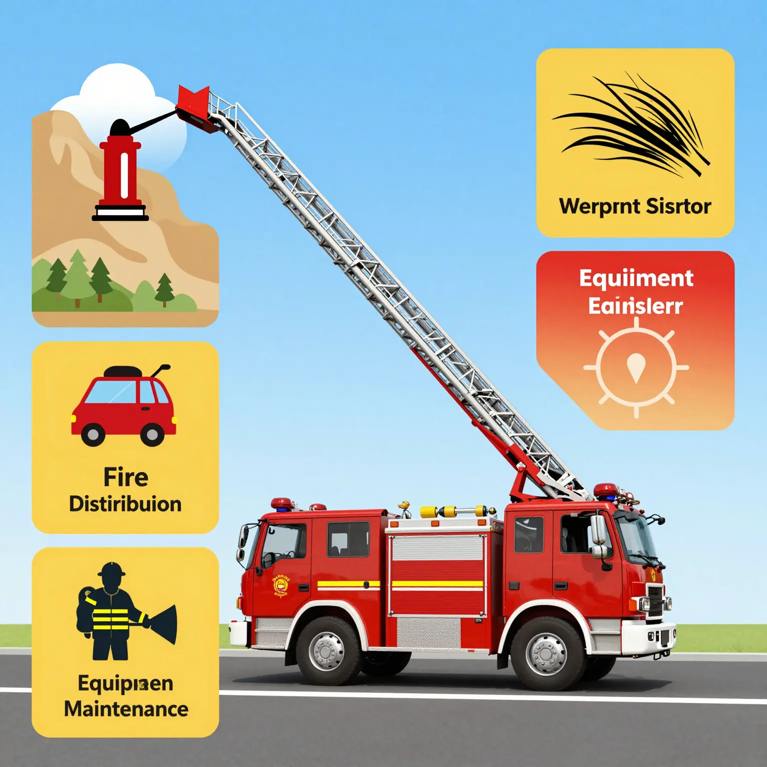 Factors Contributing to Fire Truck Ladder Tipping