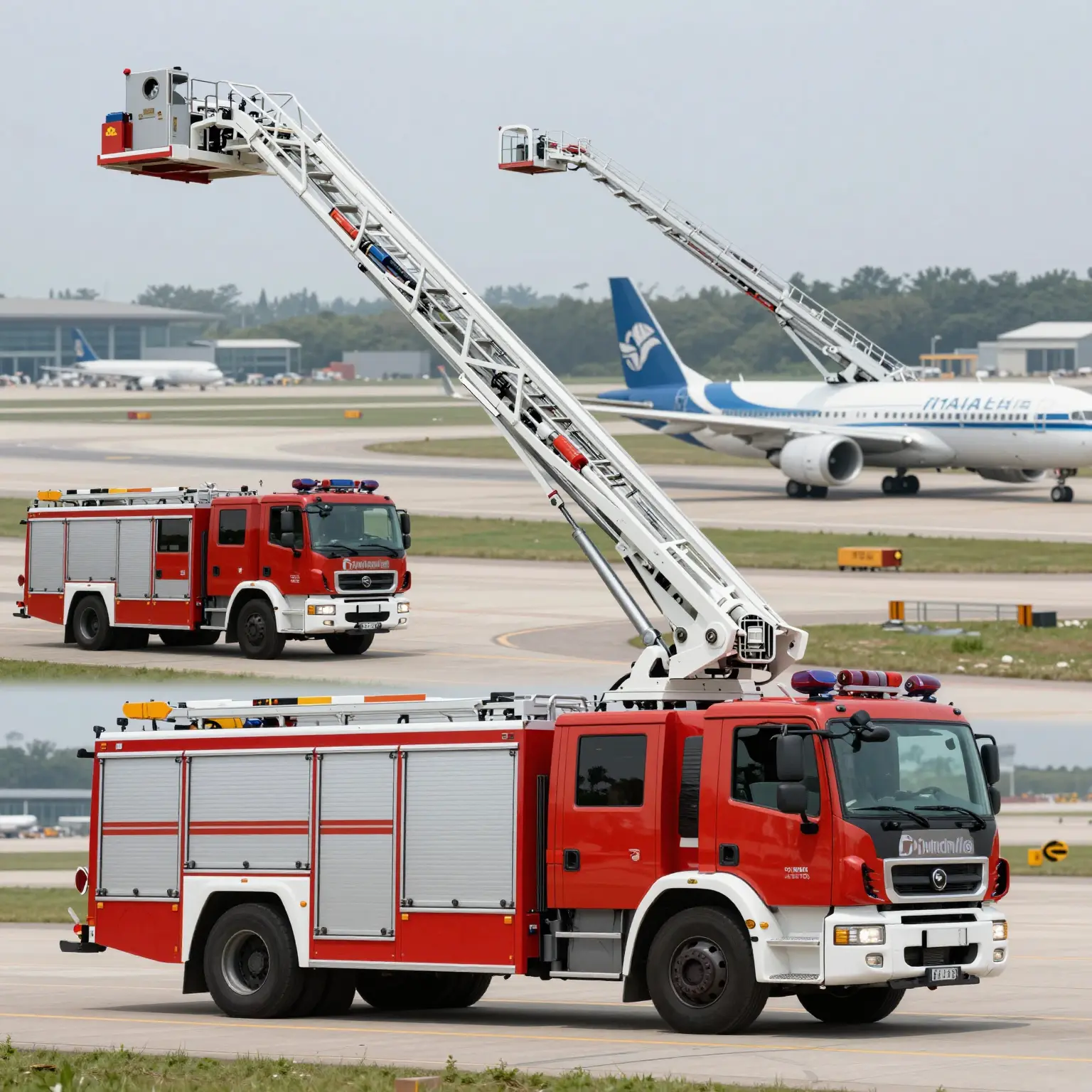 Advanced airport fire trucks