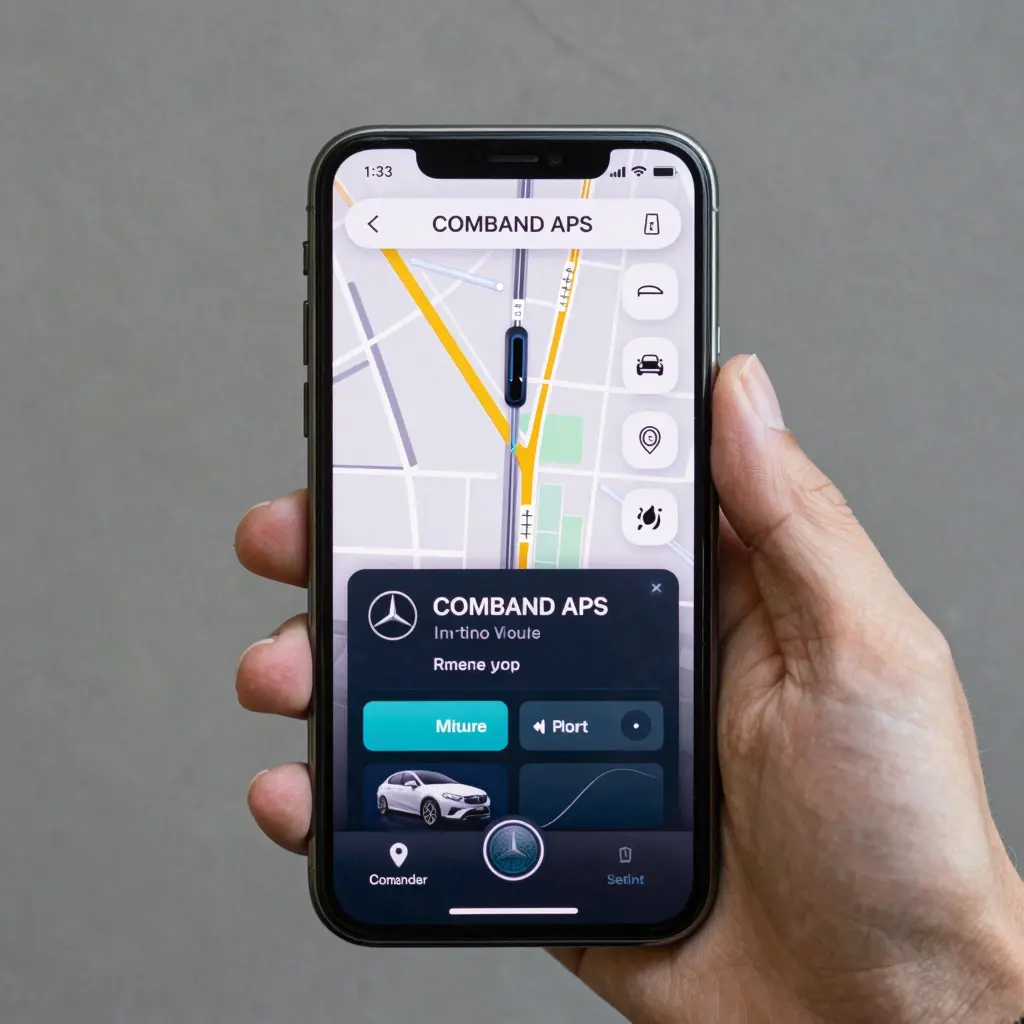 User Interface of Mercedes Benz COMAND APS Software Update