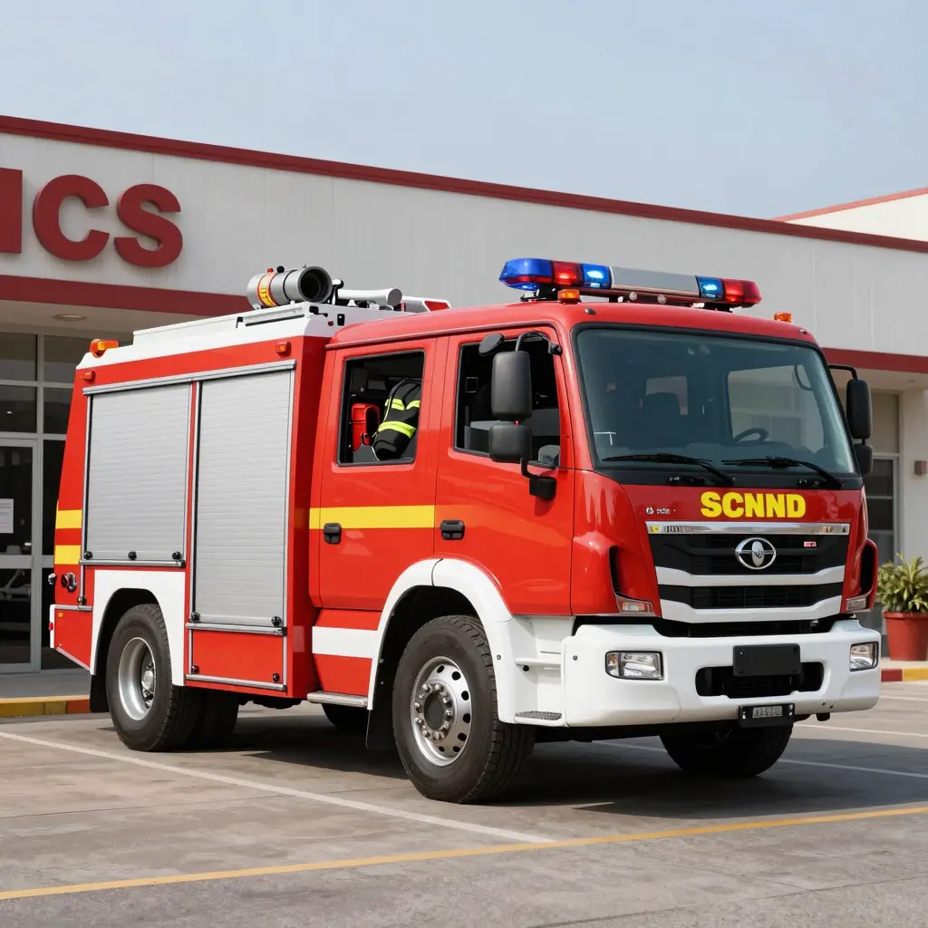 Modern Fire Engine