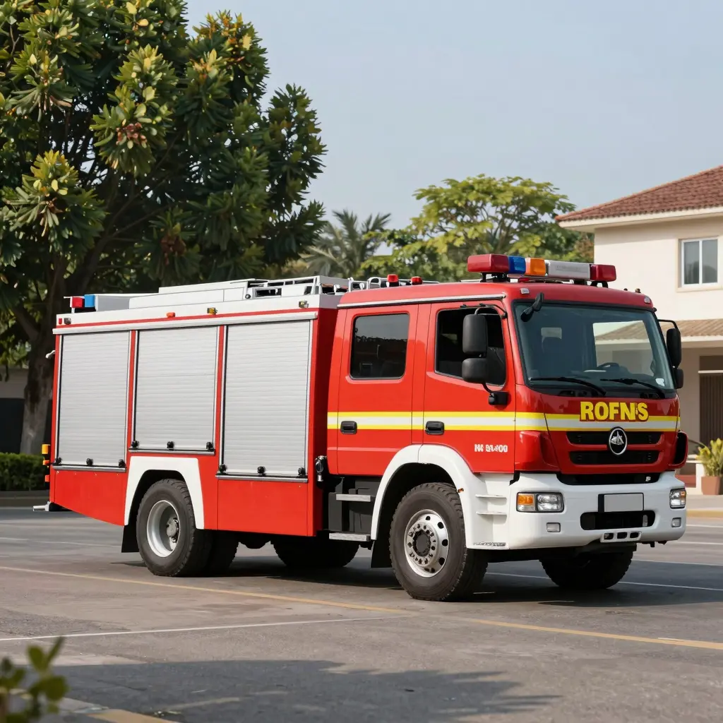 Houston Fire Apparatus in Action