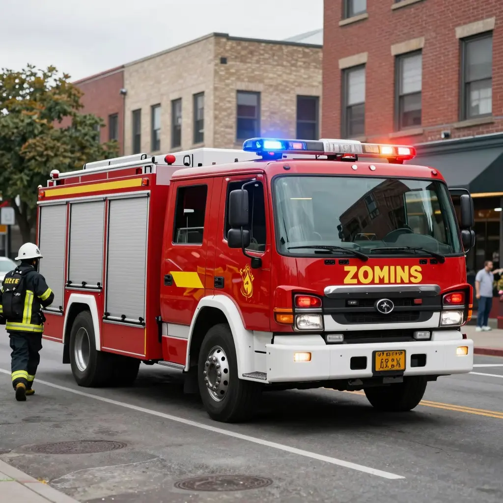 Fire Truck Responding to an Emergency