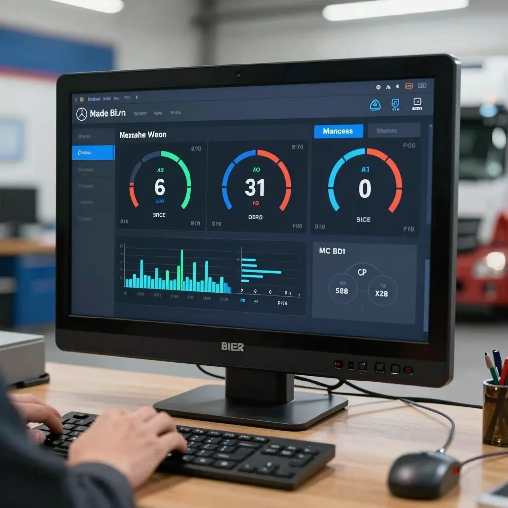 Mercedes Benz Truck Diagnostic Software Interface
